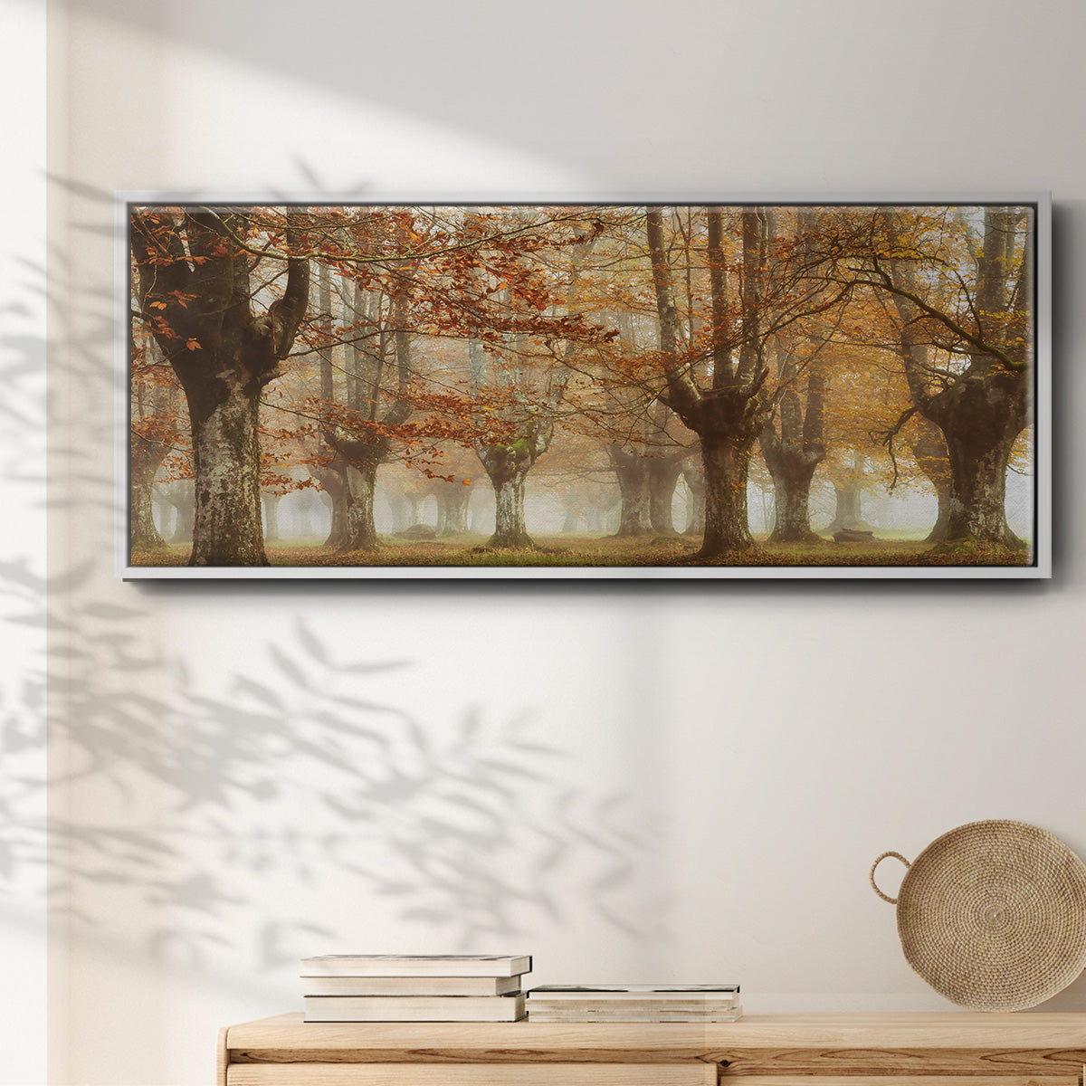 Misty Pan - Floater Framed Canvas Print