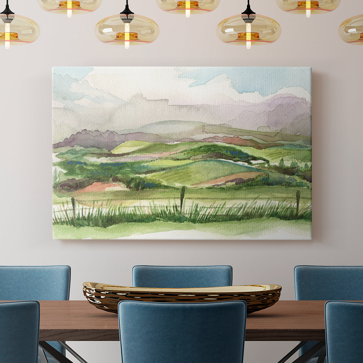 Bennachie Rain II - Canvas Art Print