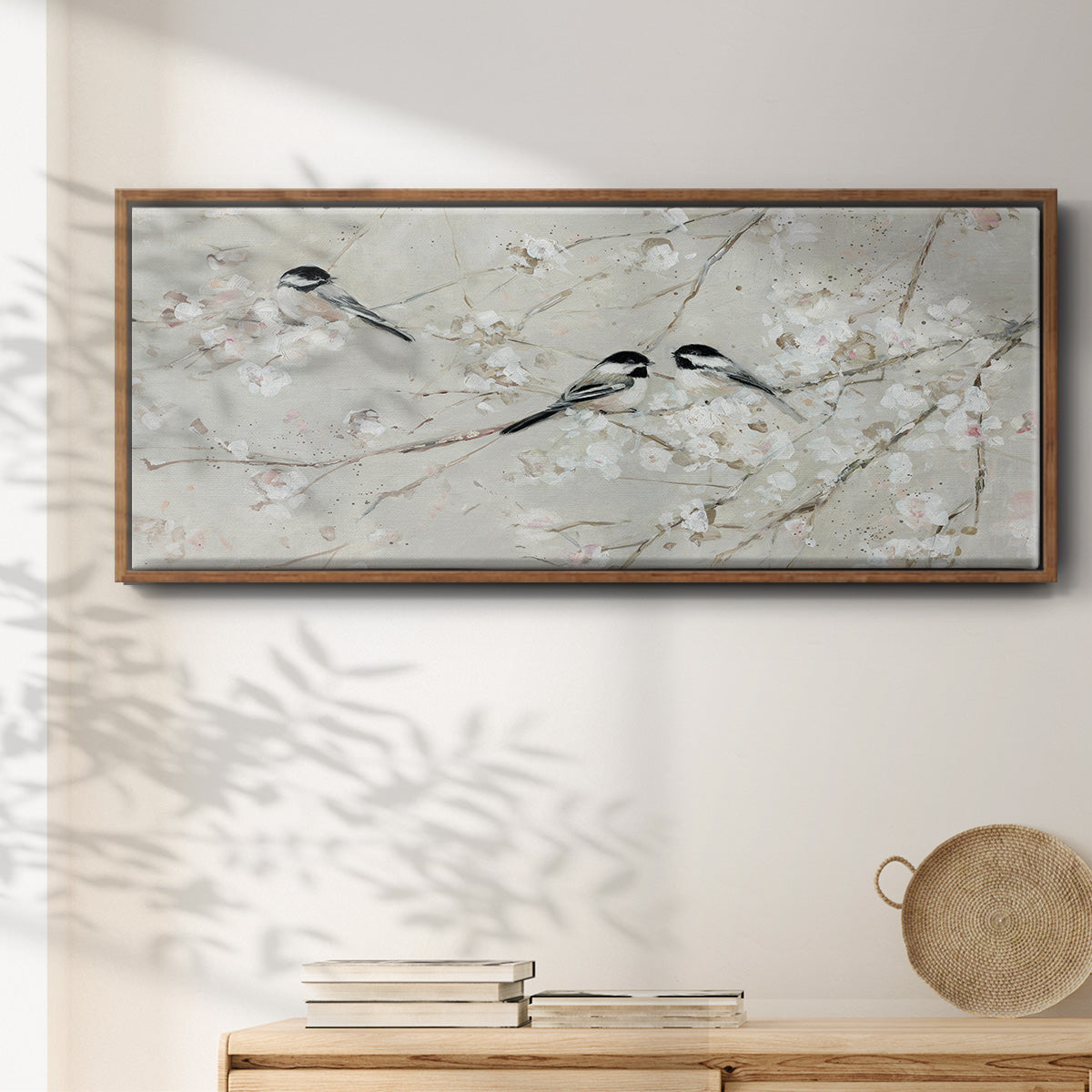 Nature's Confetti I - Floater Framed Canvas Print