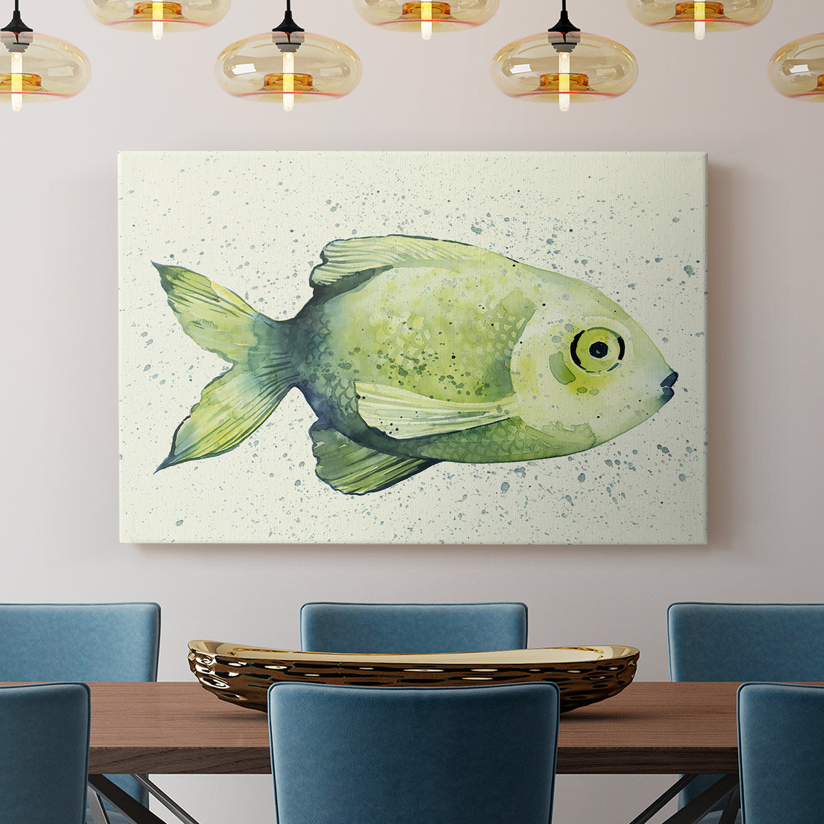 Speckled Freshwater Fish II - Canvas Art Print