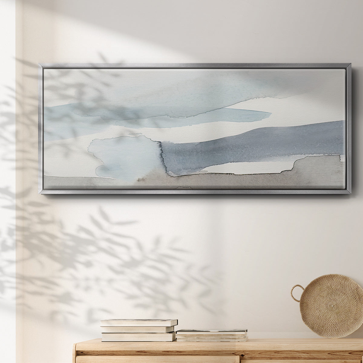 Coastal Tones II - Floater Framed Canvas Print