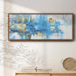 Metro Blue - Floater Framed Canvas Print