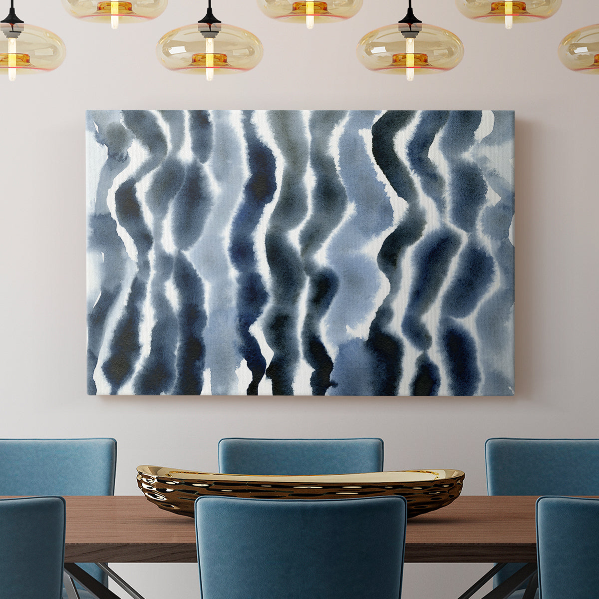 True Blue Wave I - Canvas Art Print