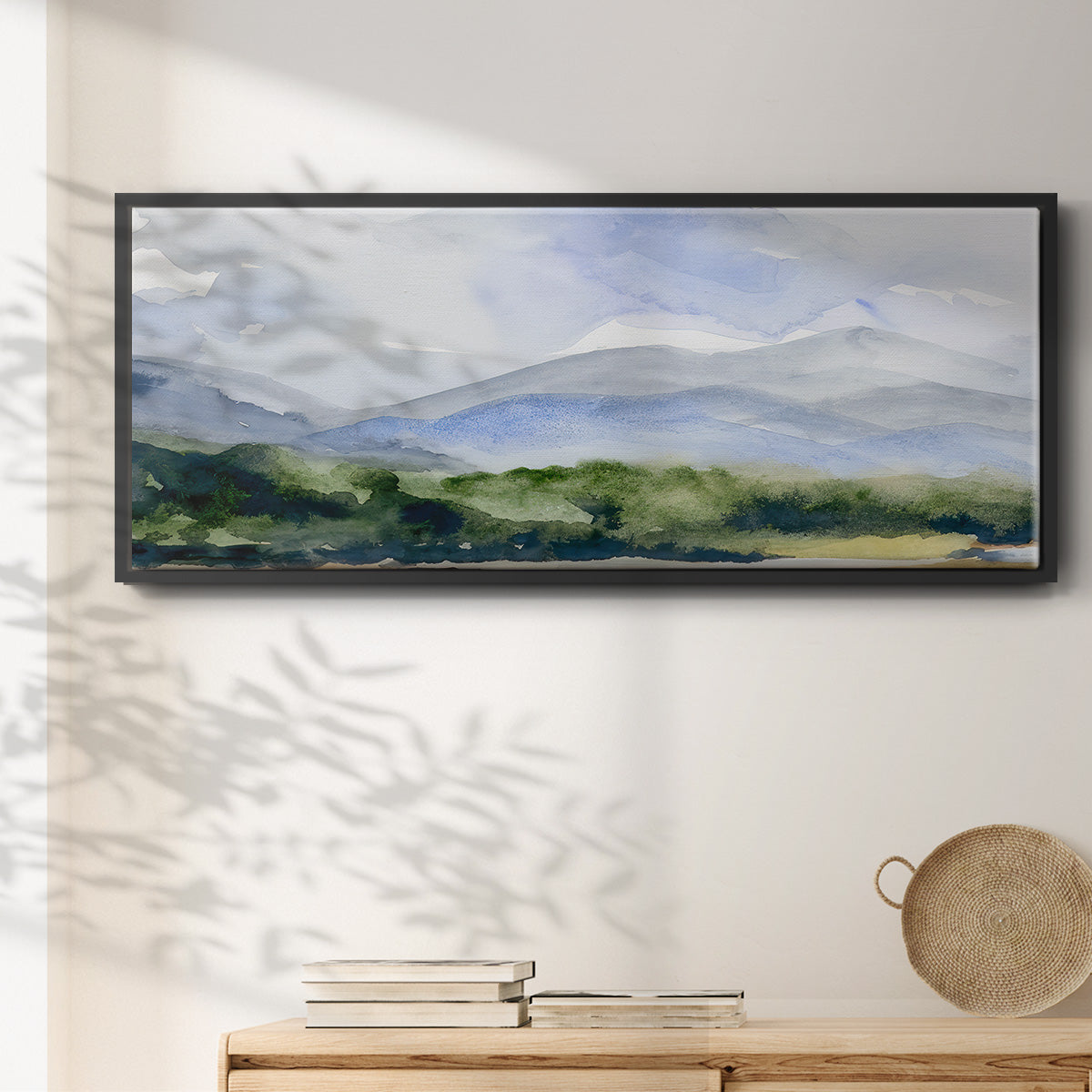 Blue Ridge II - Floater Framed Canvas Print