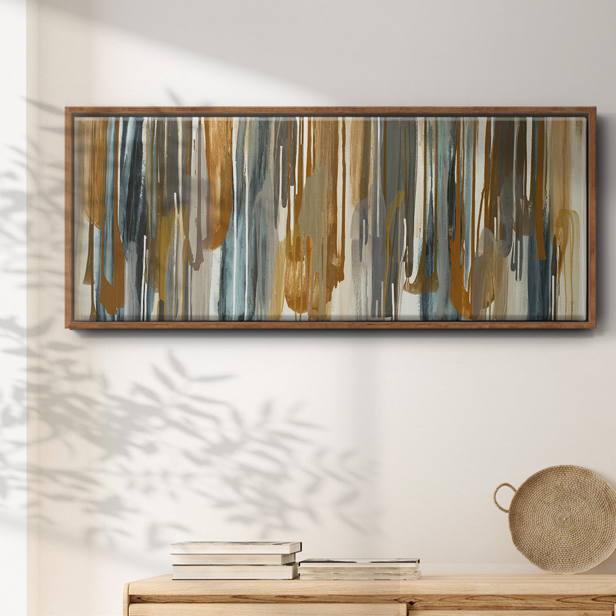 Optical Illusion - Floater Framed Canvas Print