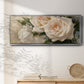 La Roseraie II - Floater Framed Canvas Print