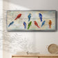 Chatter - Floater Framed Canvas Print