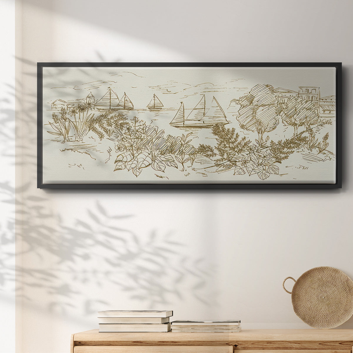 Autumn Landing II - Floater Framed Canvas Print