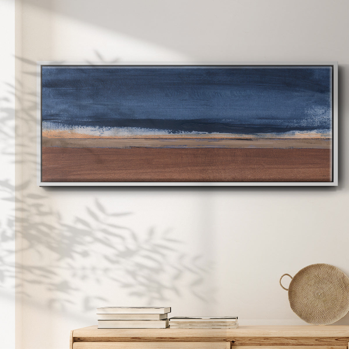 Night Sky - Floater Framed Canvas Print