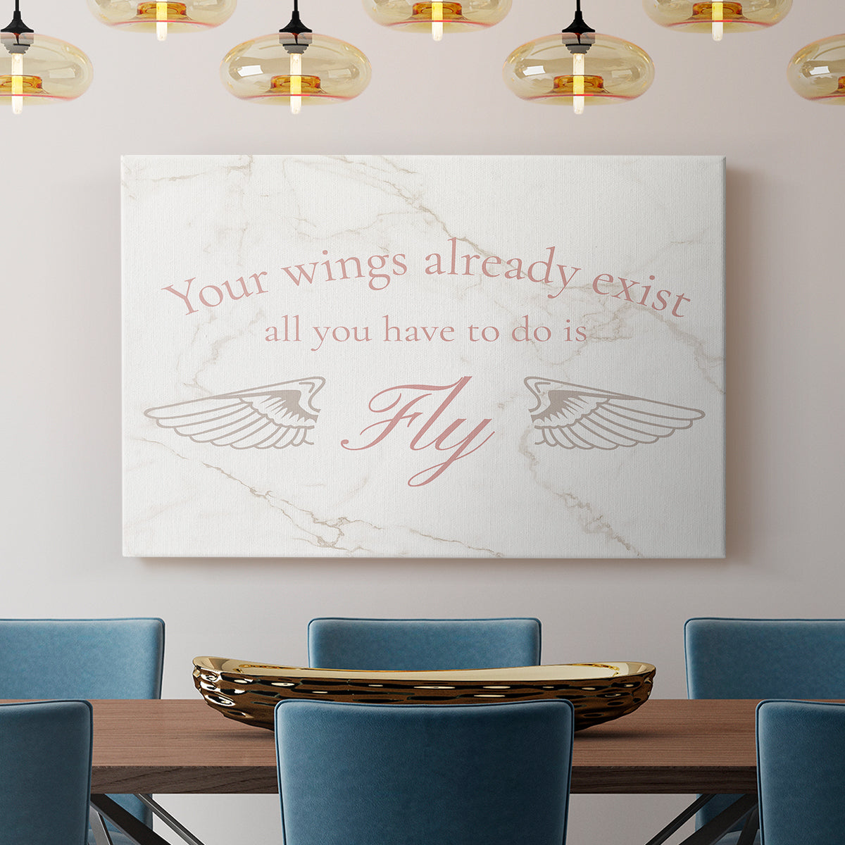 Wings Exist - Canvas Art Print