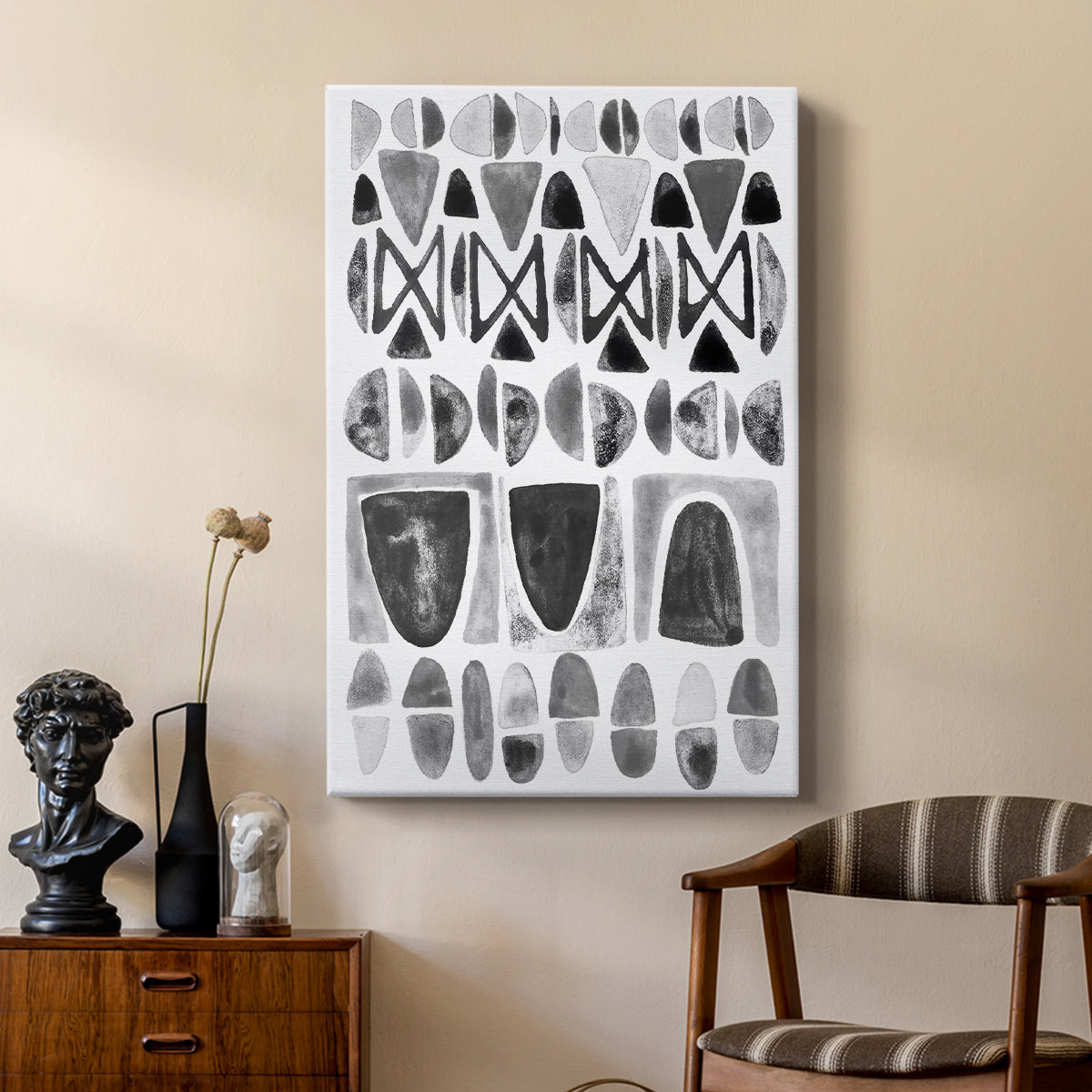 Grey Arches II - Canvas Art Print