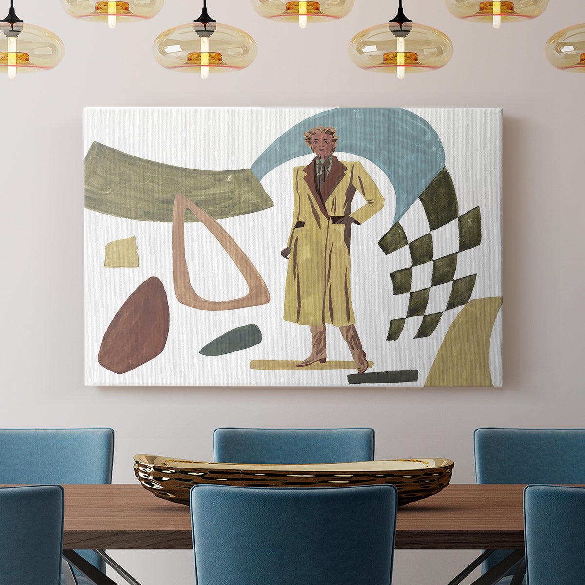 Vintage Vibes III - Canvas Art Print
