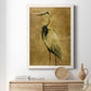 Gold Crane at Dusk II - Premium Canvas Framed in Barnwood - Ready to Hang