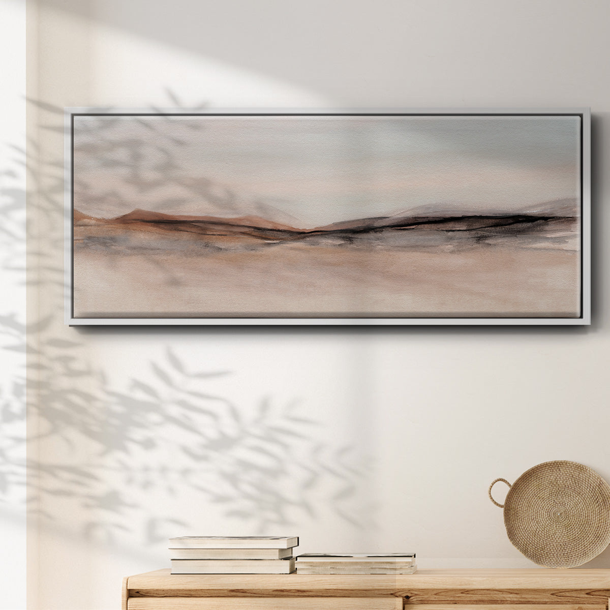 Near Frost Valley - Floater Framed Canvas Print