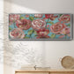 Peaches and Cream - Floater Framed Canvas Print