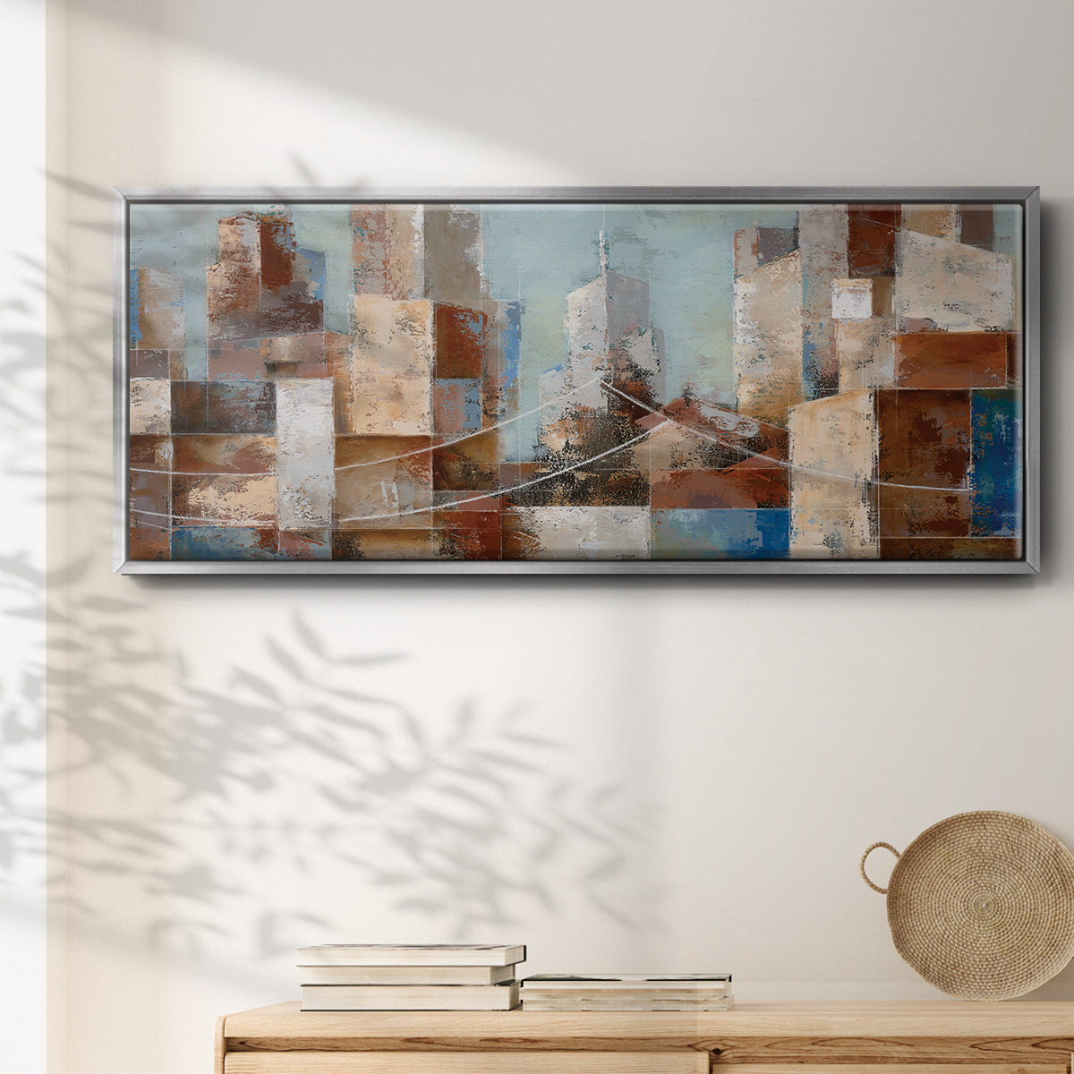 Cityscape - Floater Framed Canvas Print