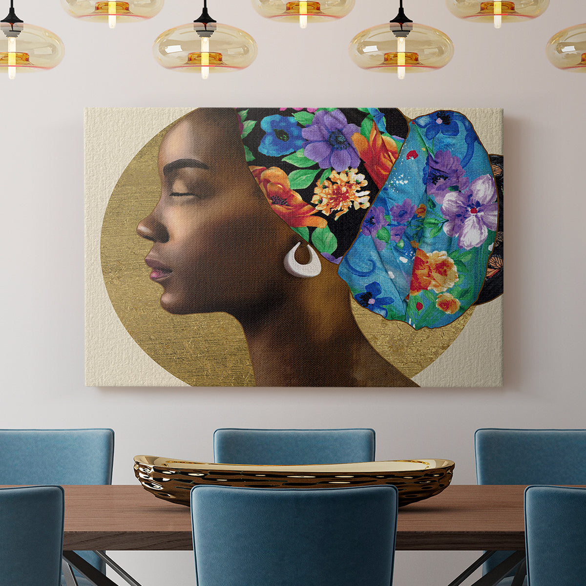 Golden Lady II - Canvas Art Print