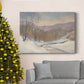 Evening Snowfall - Premium Gallery Wrapped Canvas  - Ready to Hang