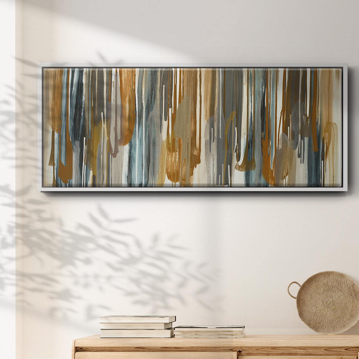 Optical Illusion - Floater Framed Canvas Print