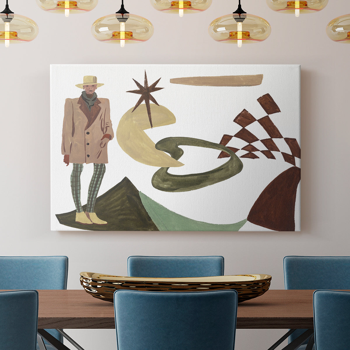 Vintage Vibes IV - Canvas Art Print