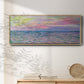 Sunset on the Sea at Pourville, 1882 - Floater Framed Canvas Print