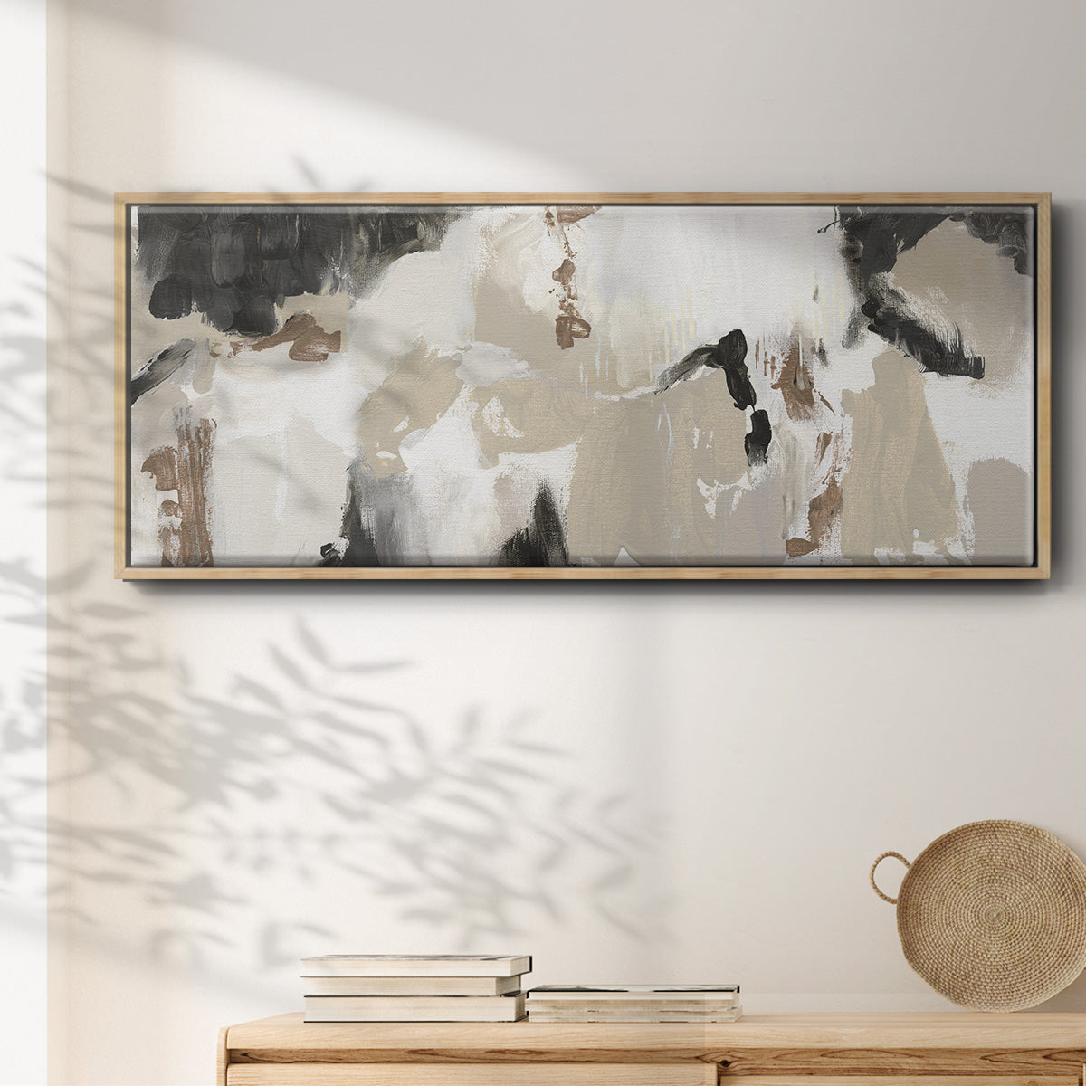 Sandy Summer - Floater Framed Canvas Print