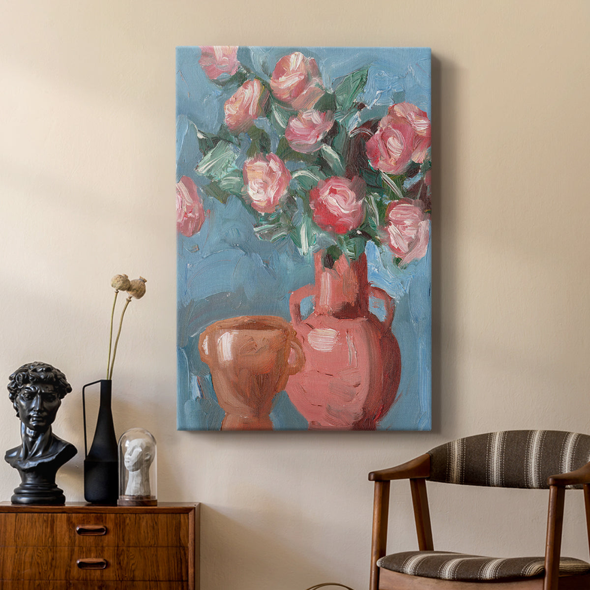 Rosa Blooms I - Canvas Art Print