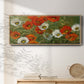 Poppy Symphony - Floater Framed Canvas Print