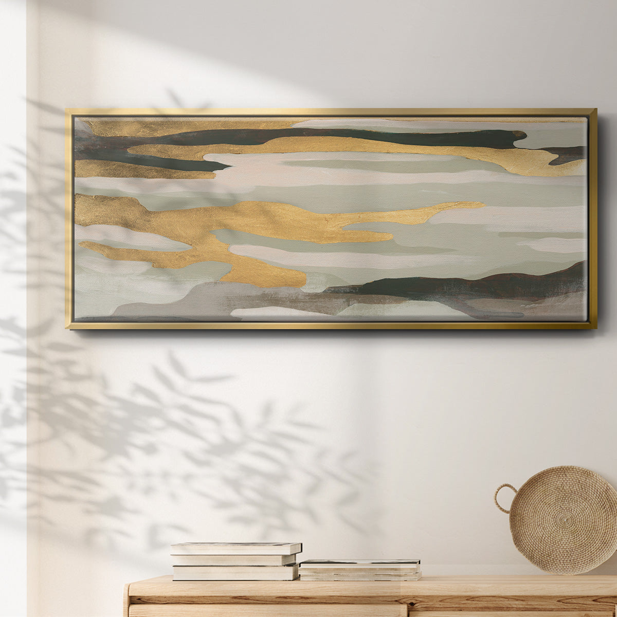 Golden Valley Sands II - Floater Framed Canvas Print