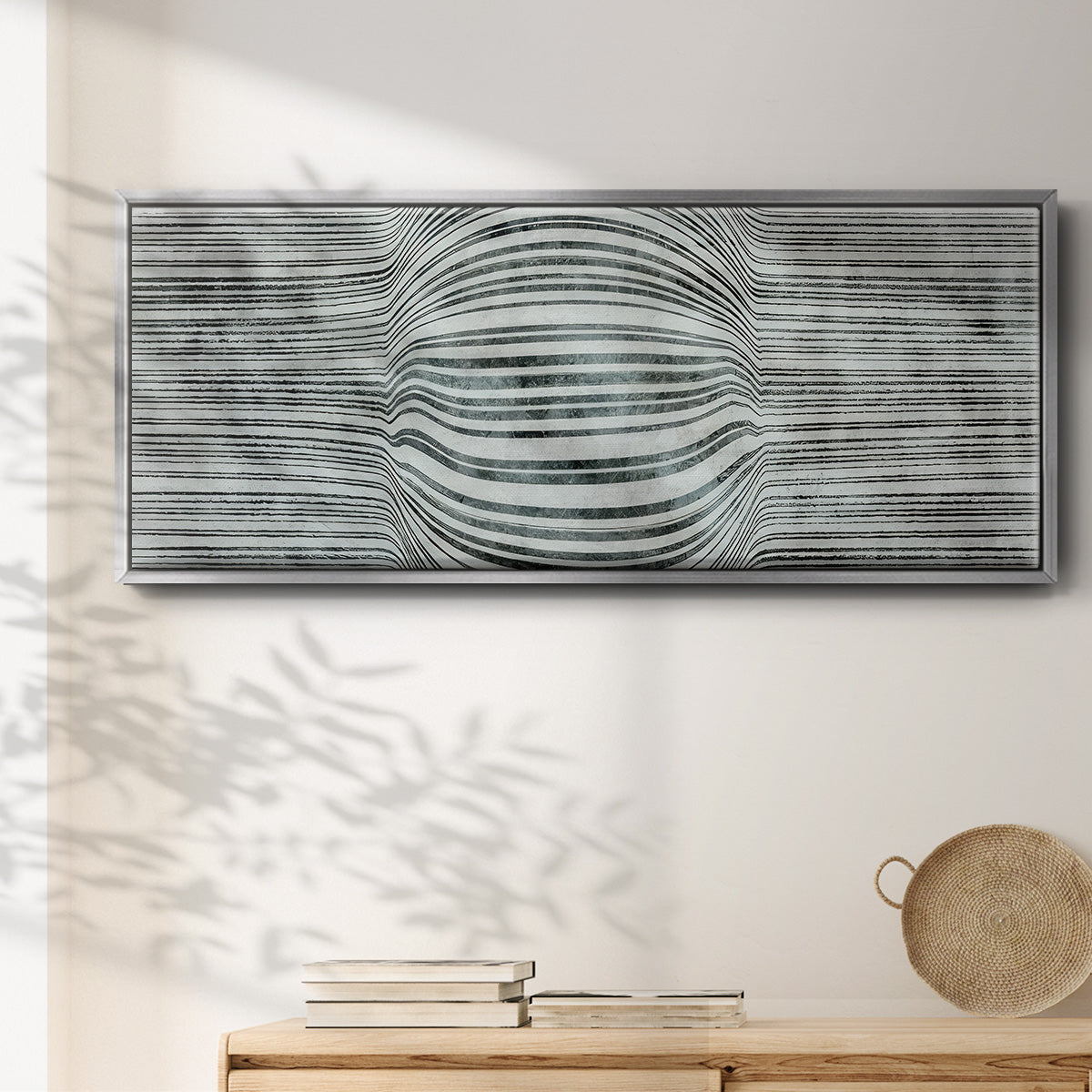 Forme Voluptueuse - Floater Framed Canvas Print