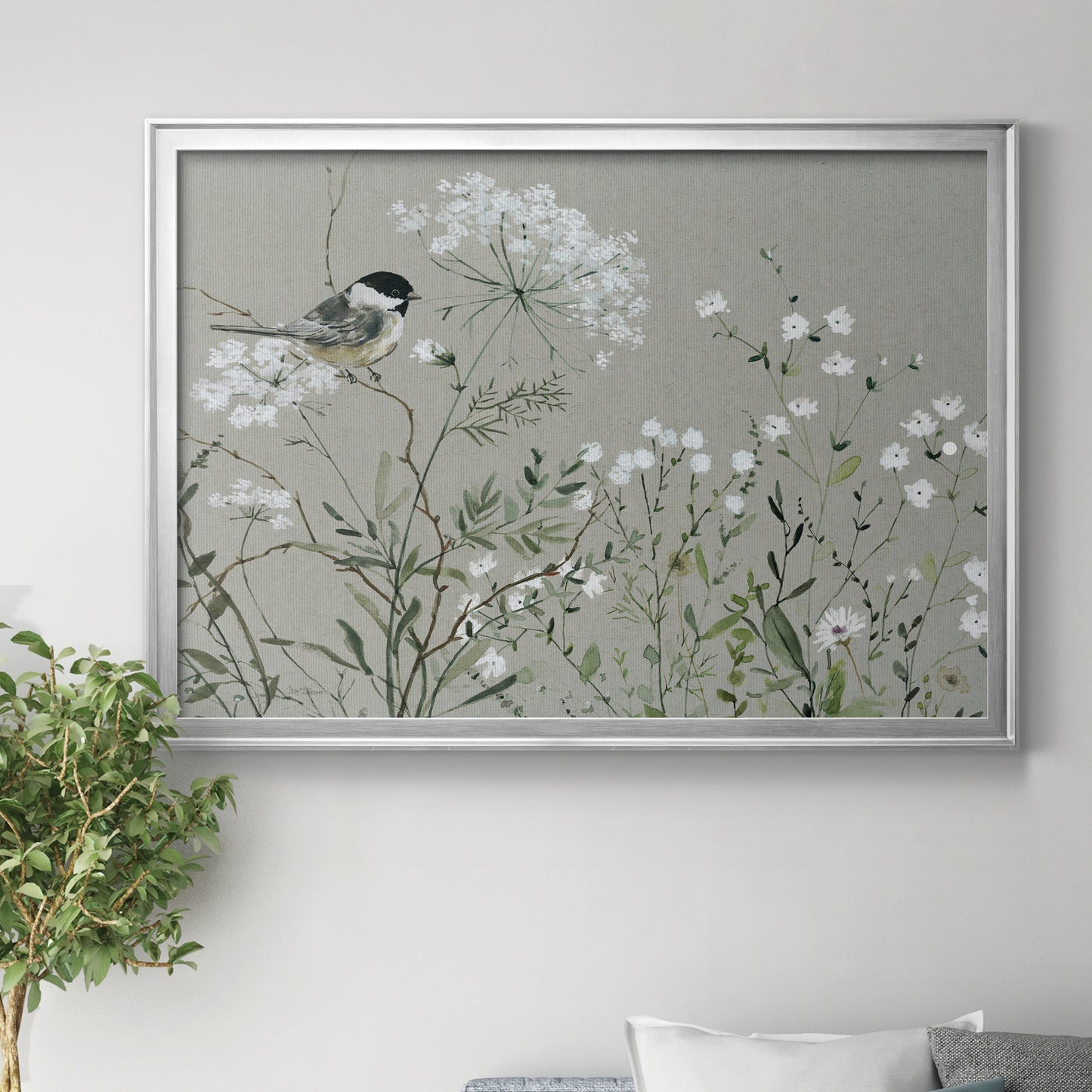 Bouquet of Grace Meadow I Premium Classic Framed Canvas - Ready to Hang