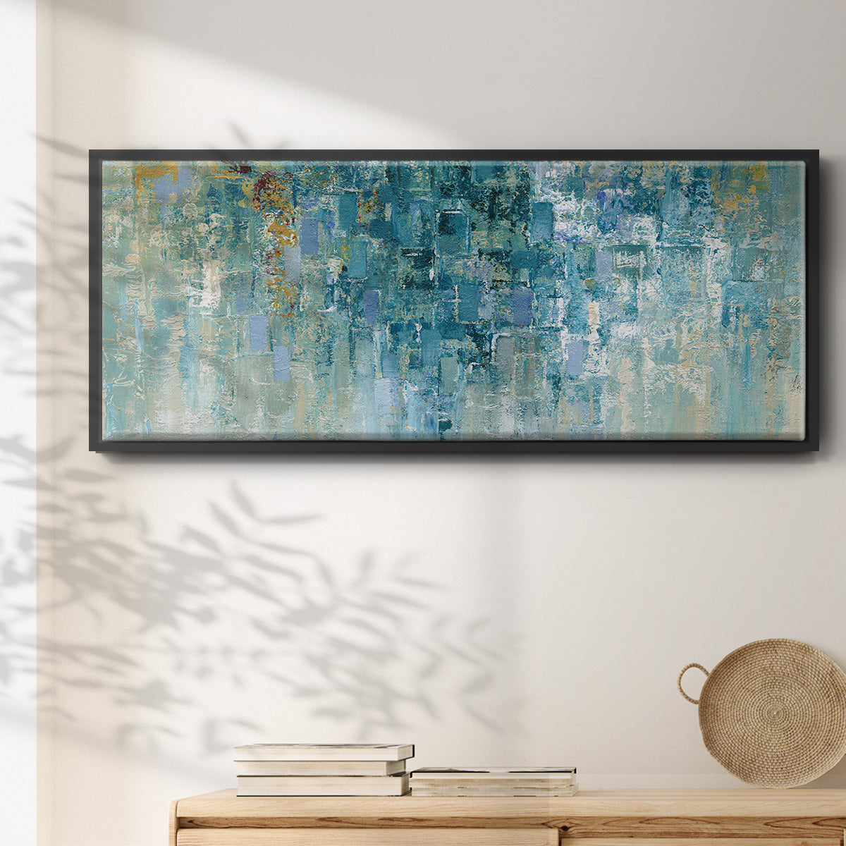 I Love the Rain - Floater Framed Canvas Print