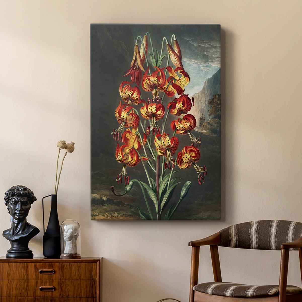 Temple of Flora III - Canvas Art Print