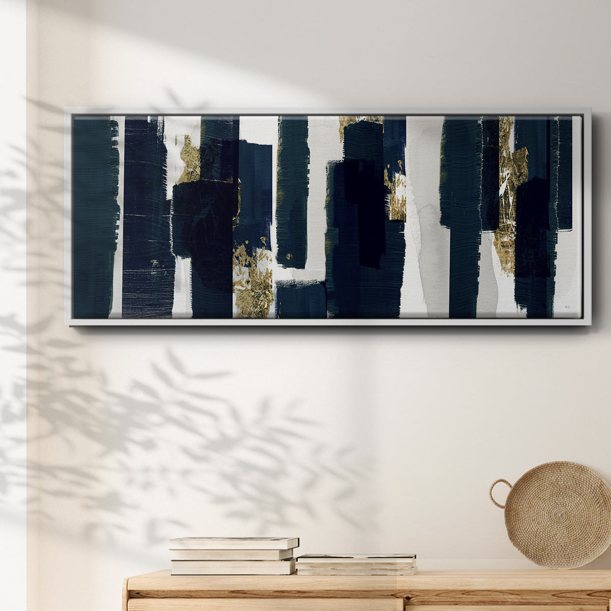 Brooklyn Walk - Floater Framed Canvas Print
