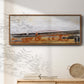 Bridges Ochre III - Floater Framed Canvas Print