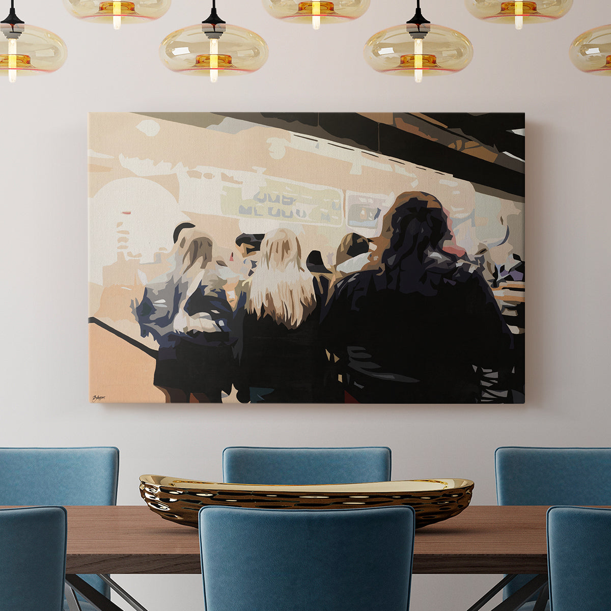Late Night Queue - Canvas Art Print