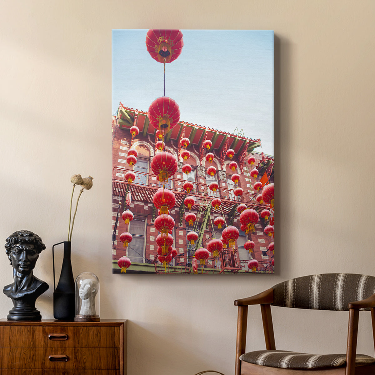 Lovely Lanterns I - Canvas Art Print