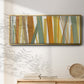Colorful Lines - Floater Framed Canvas Print