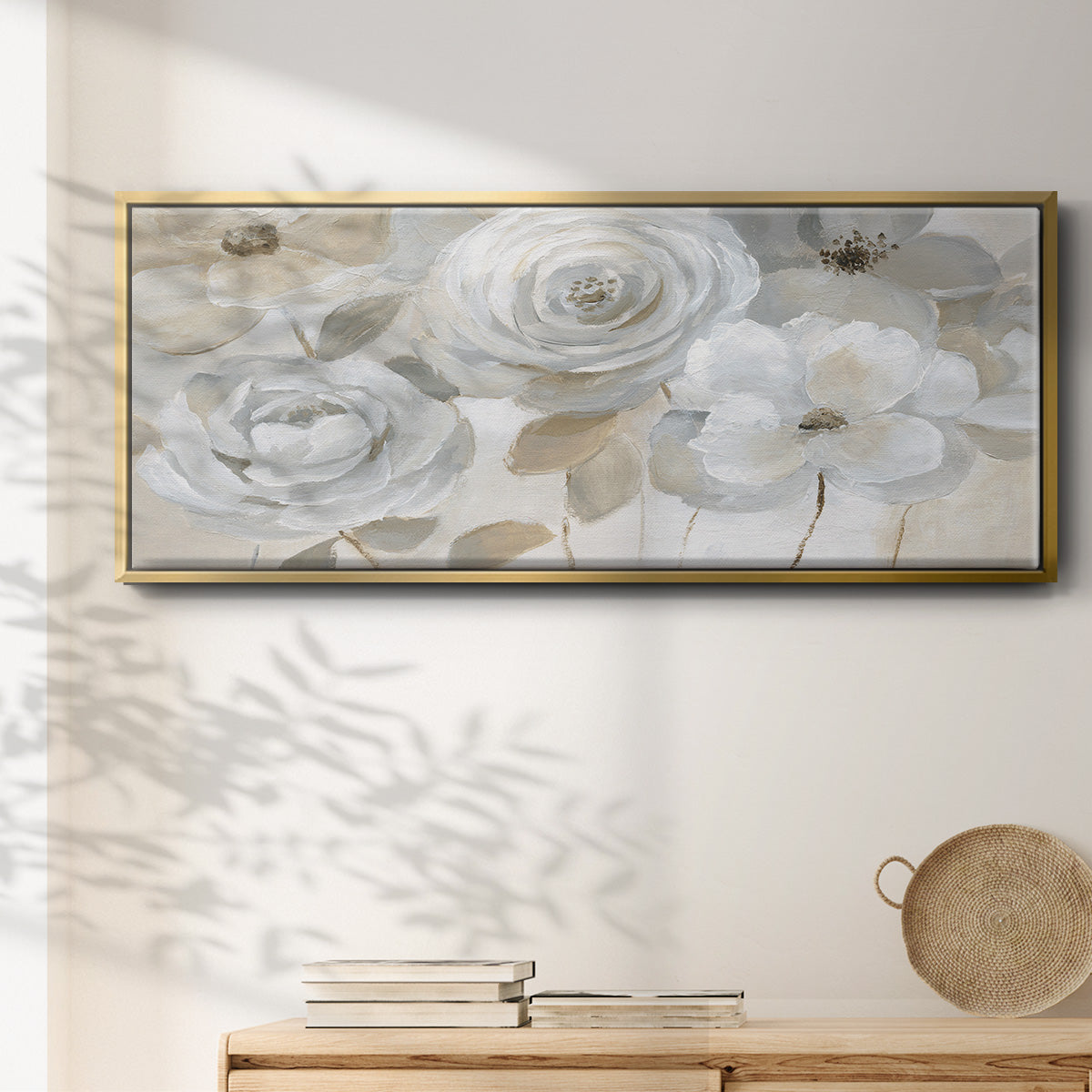 Chorus Line - Floater Framed Canvas Print