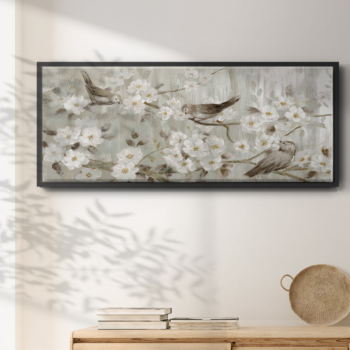 Songs of Spring - Floater Framed Canvas Print