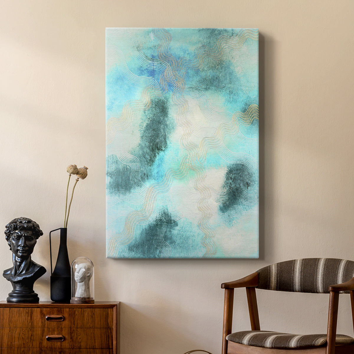 Blue Shift II - Canvas Art Print