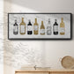Glam Wine Bar - Floater Framed Canvas Print