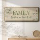 Family Together - Floater Framed Canvas Print