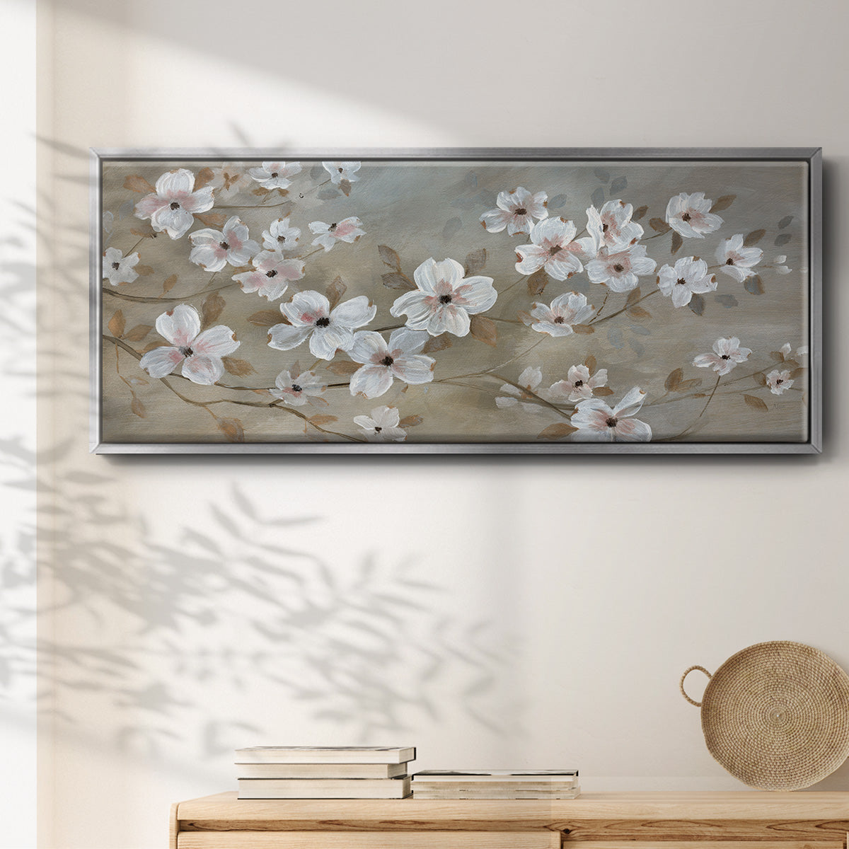 Dogwood Dream - Floater Framed Canvas Print