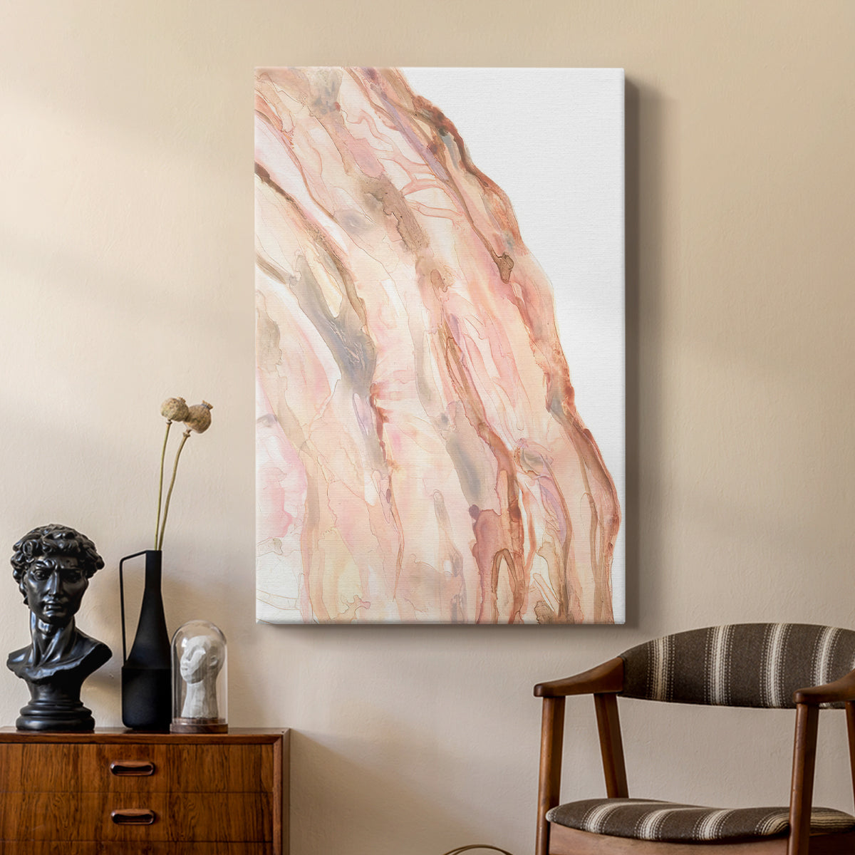 Rose Quartz I - Canvas Art Print