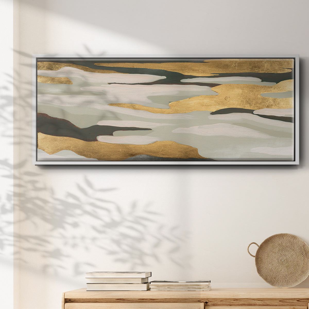 Golden Valley Sands I - Floater Framed Canvas Print
