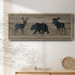 Woodland Trio - Floater Framed Canvas Print