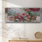 Contained Blooms - Floater Framed Canvas Print