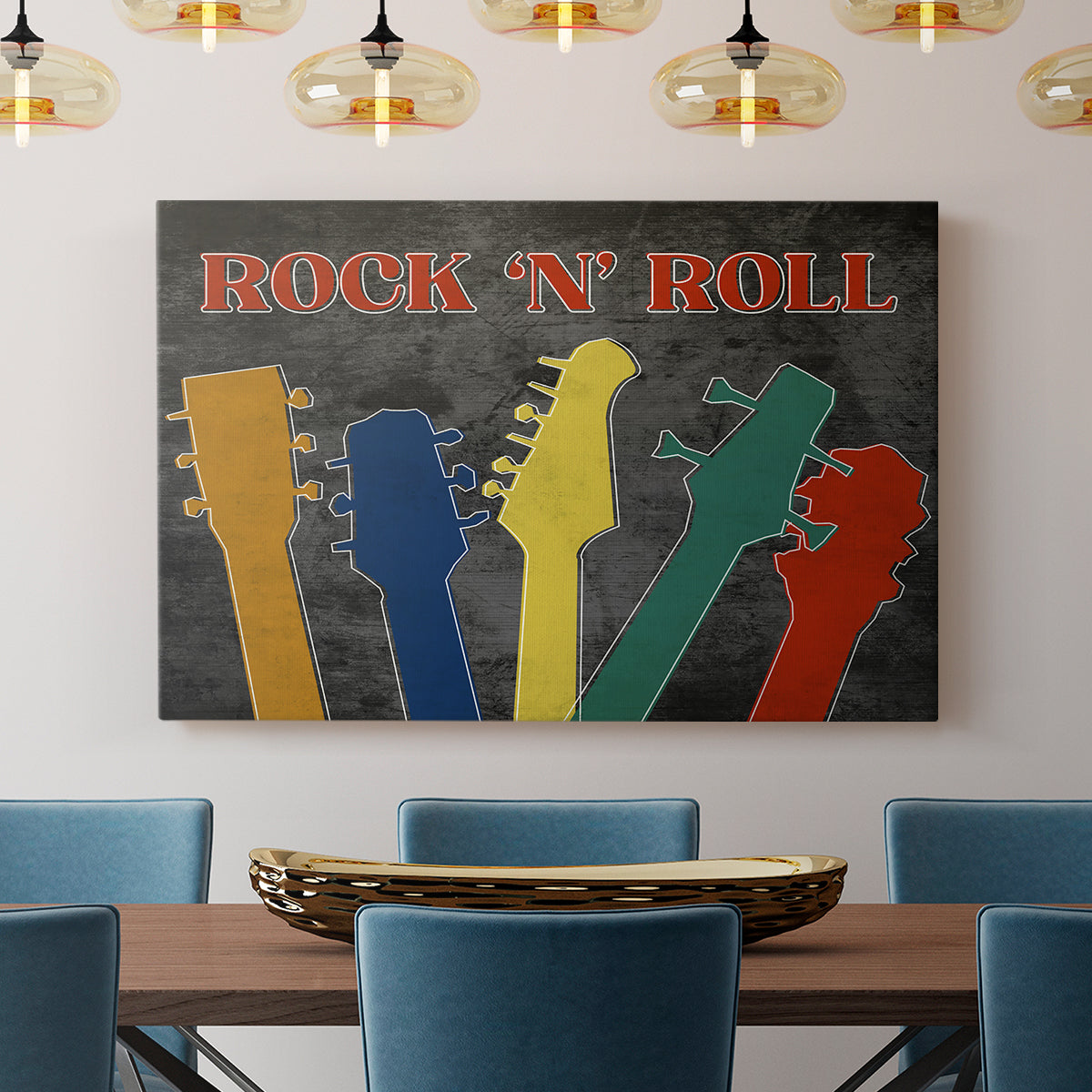 Rock and Roll - Canvas Art Print