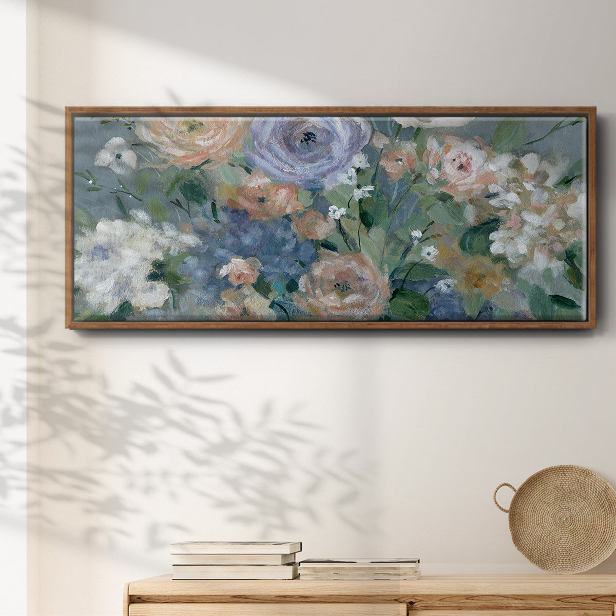 Garden Harmony - Floater Framed Canvas Print